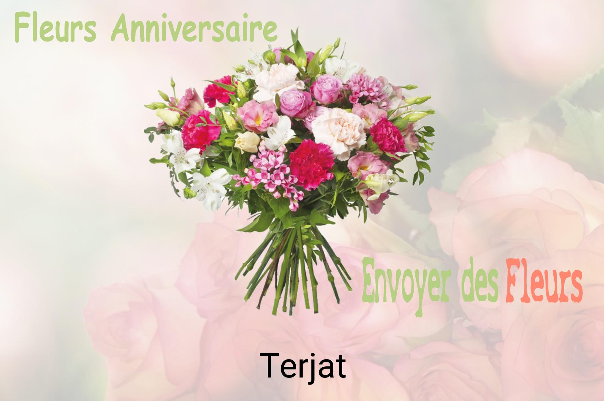 Bouquet de fleurs d’anniversaire livré à Terjat